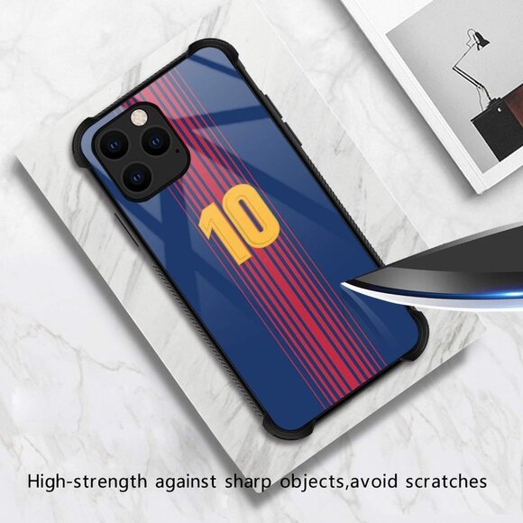 Case Compatible with iPhone 14 MAX No.10 Player Jersey blue red wireless - Picture 2 of 7